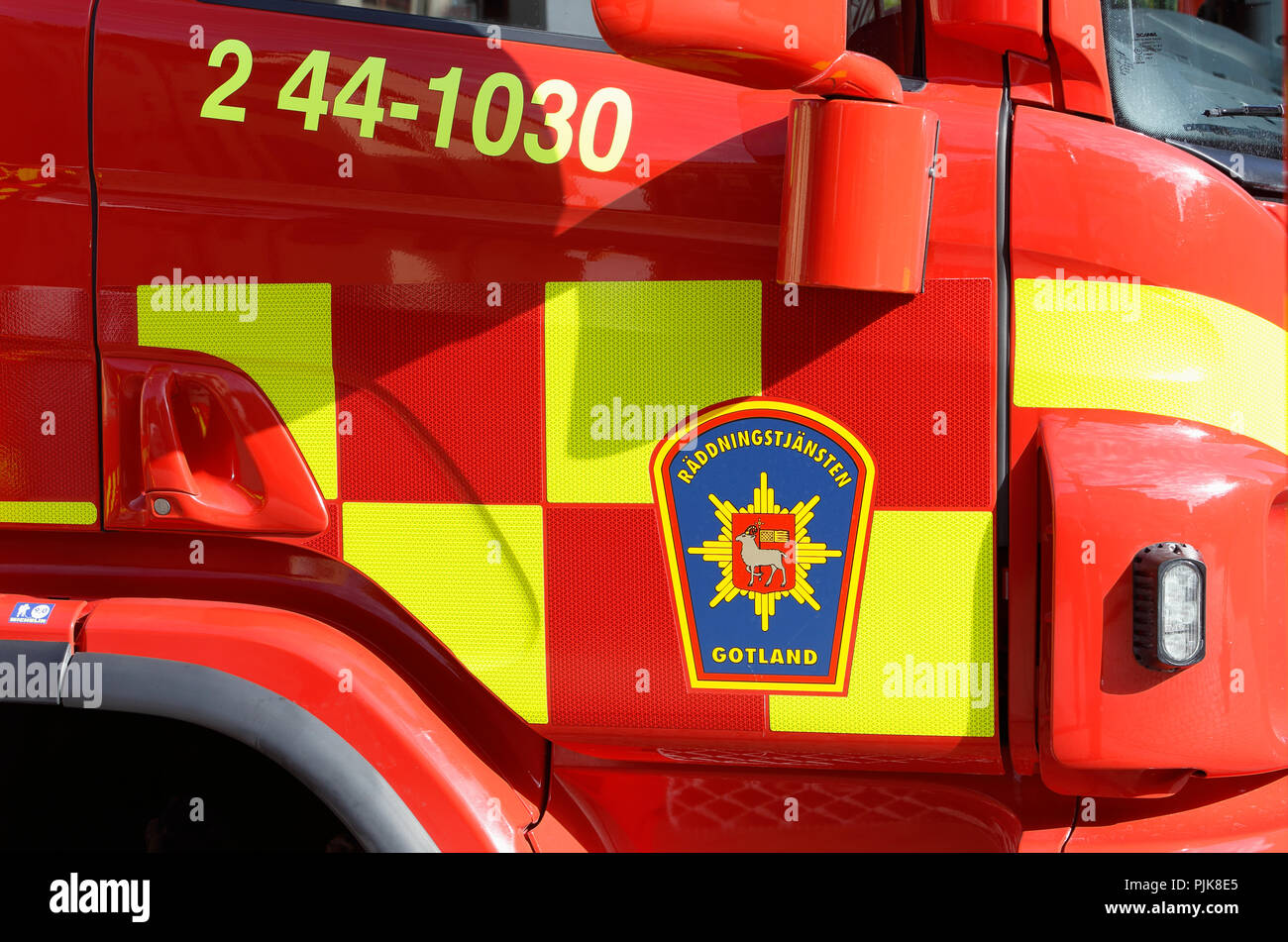 Side of fire truck hi-res stock photography and images - Alamy