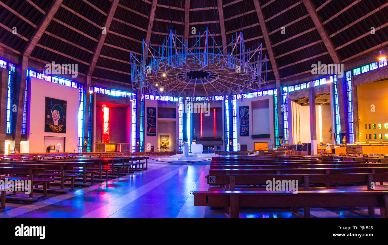 Metropolitan Cathedral in LIverpool, UK Stock Photo