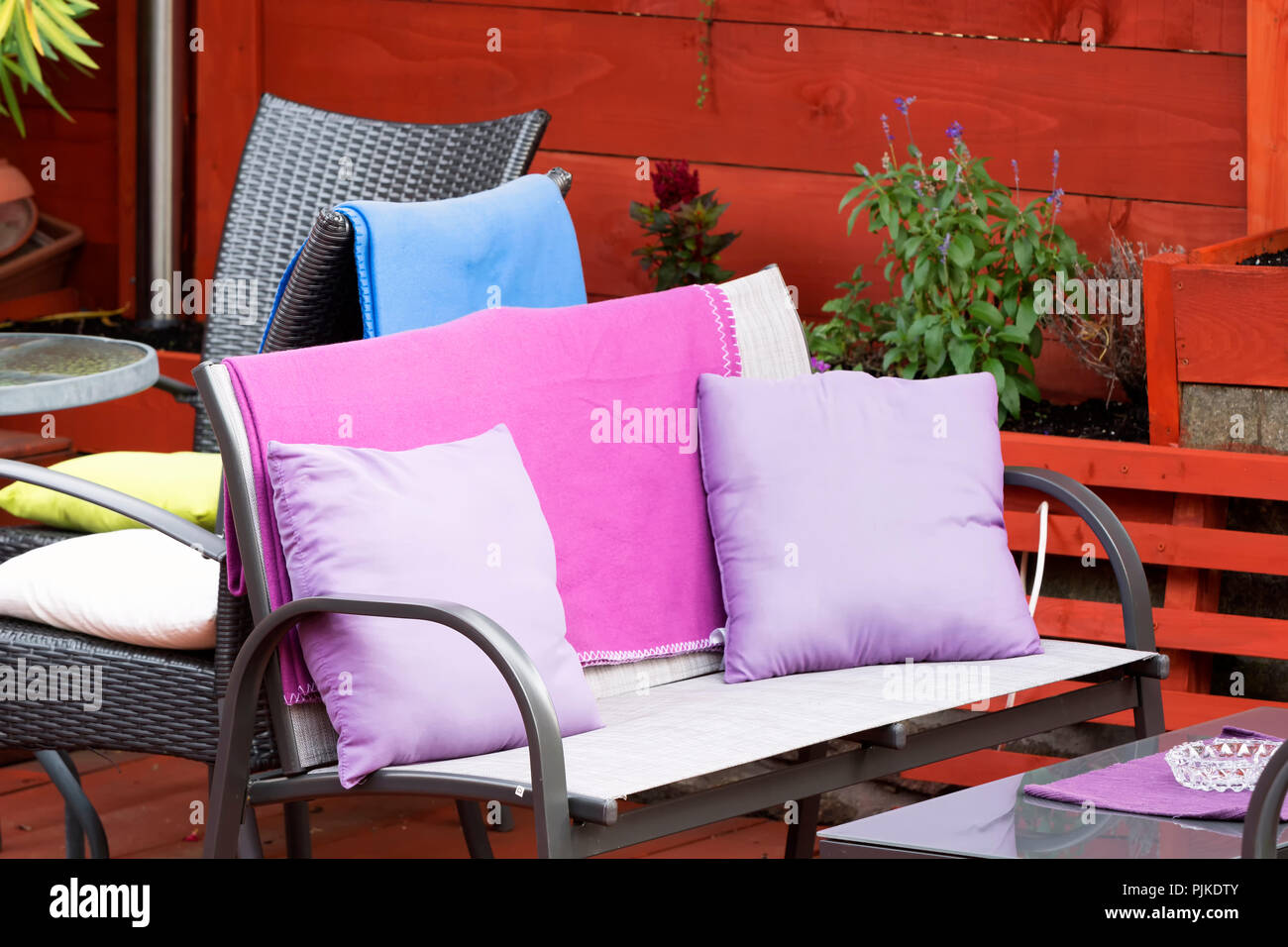 Colorful modern furniture Stock Photo