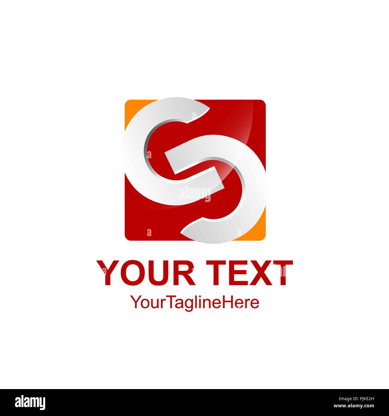 Abstract square logo concept for business company. Vector Illustration ...