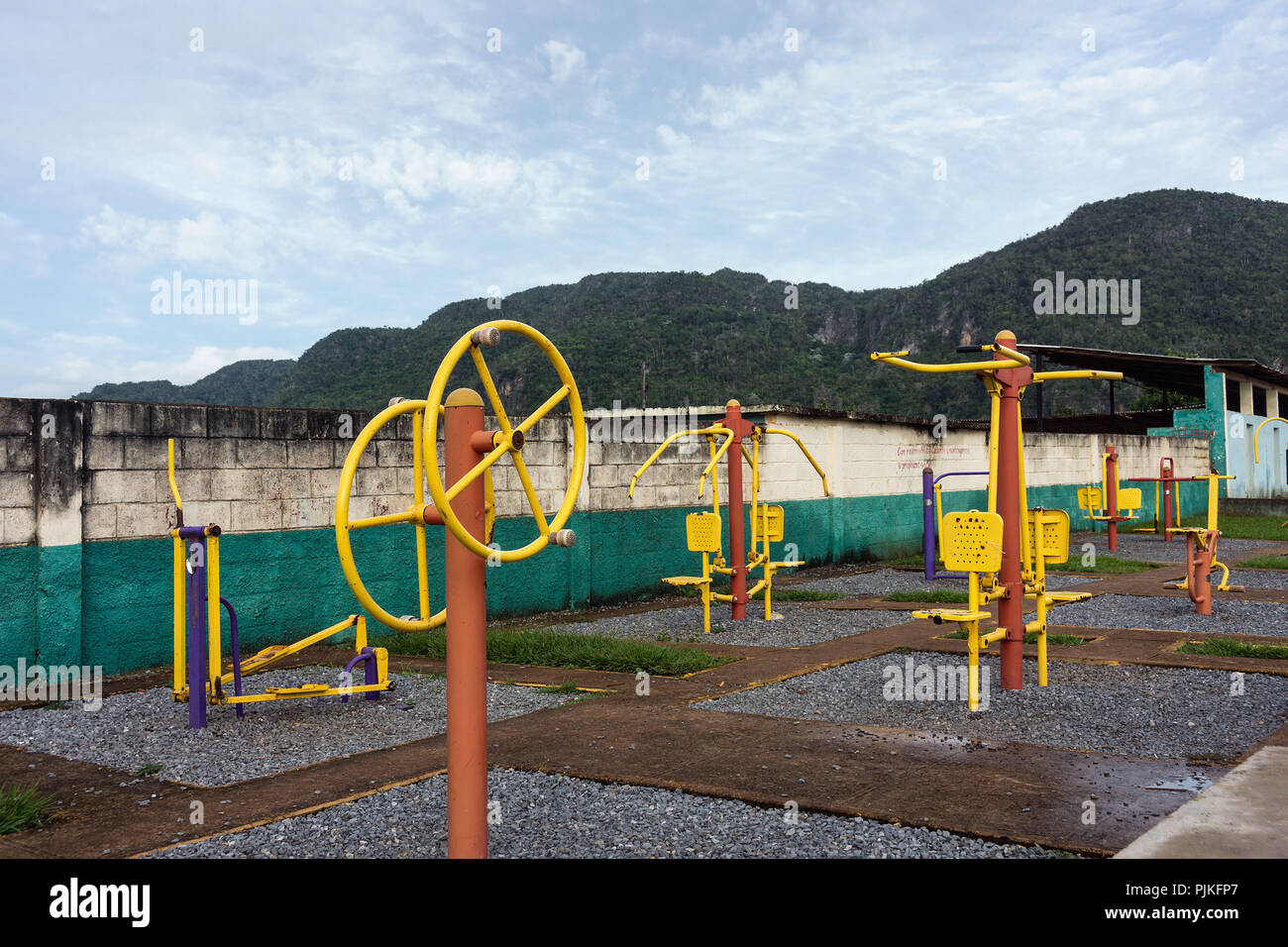 Cuba, Vinales Valley / Valle de Vinales, 'Gym' Stock Photo