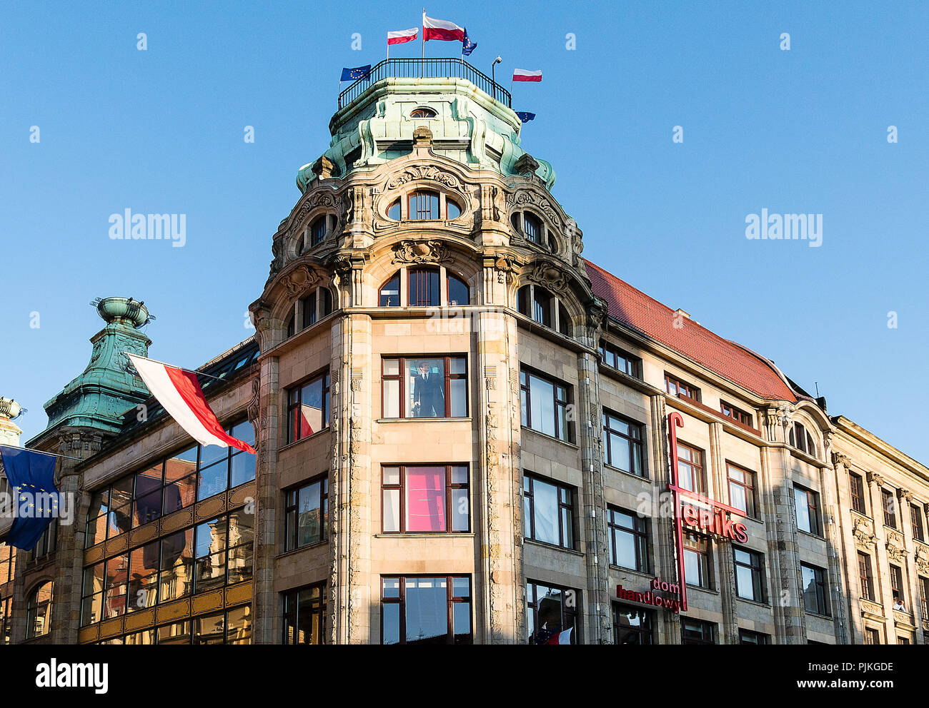 Poland, Wroclaw, Rynek, former trading house of the Barasch brothers Stock Photo