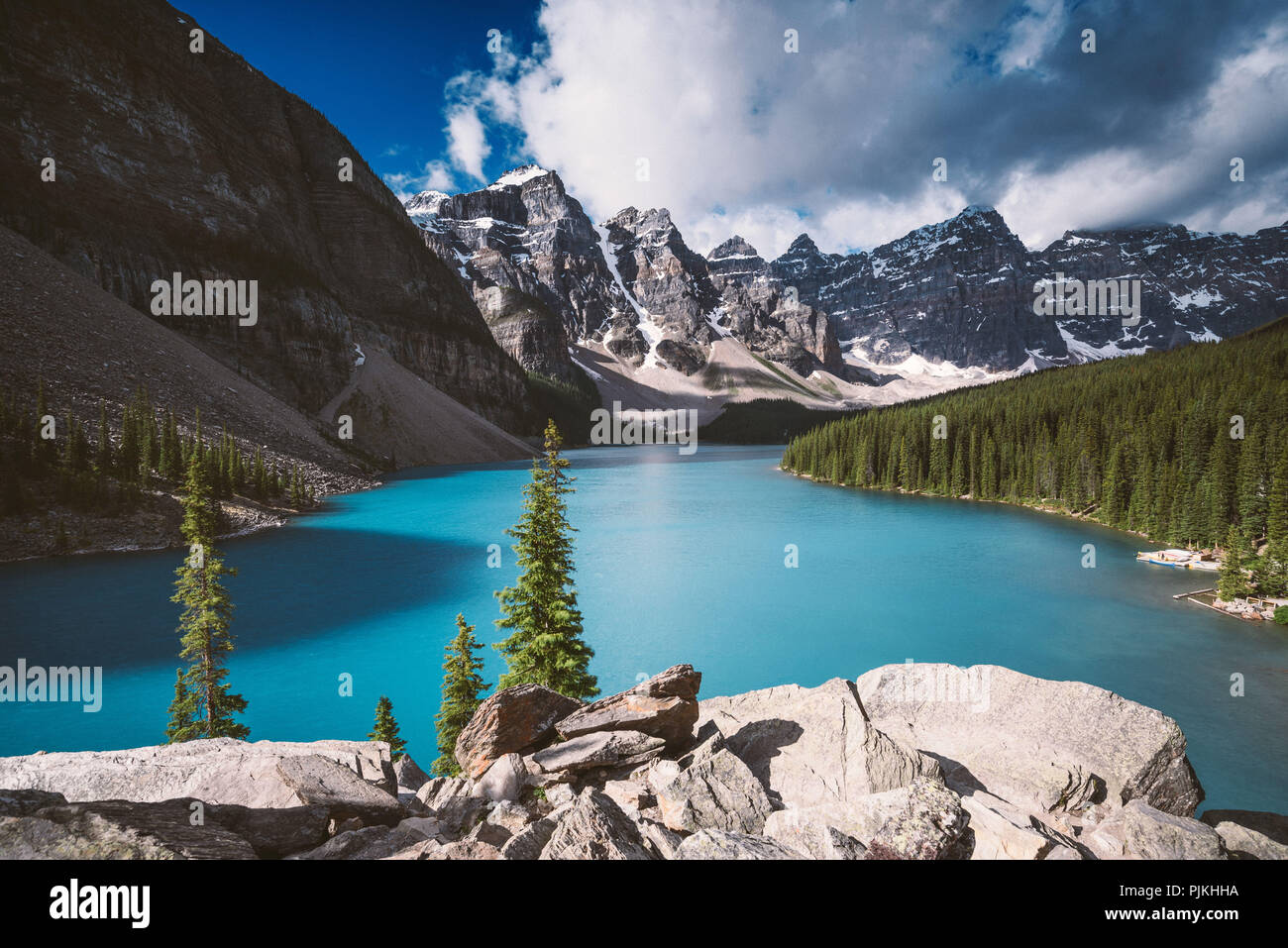 Moraine Lake, Banff National Park, Canada Stock Photo - Alamy