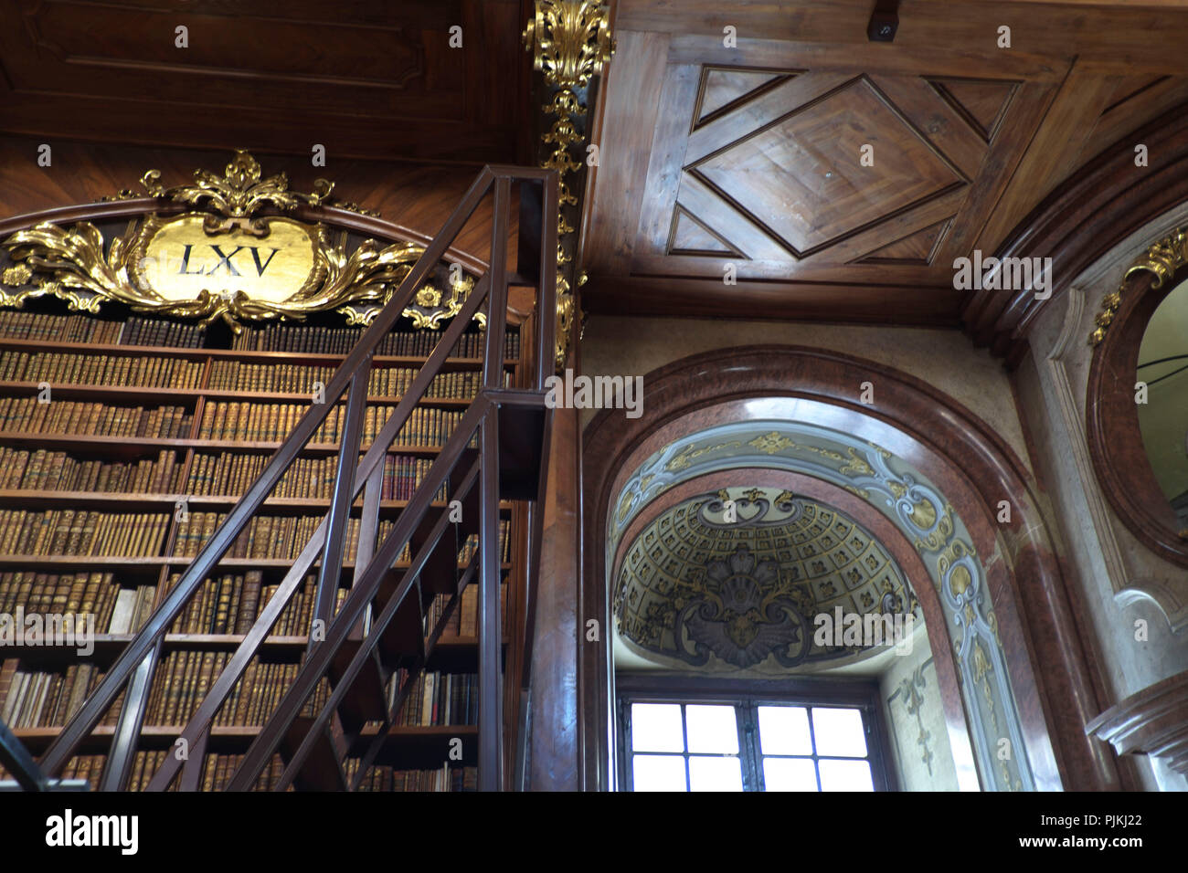 Austrian National Library Vienna, indoors Stock Photo