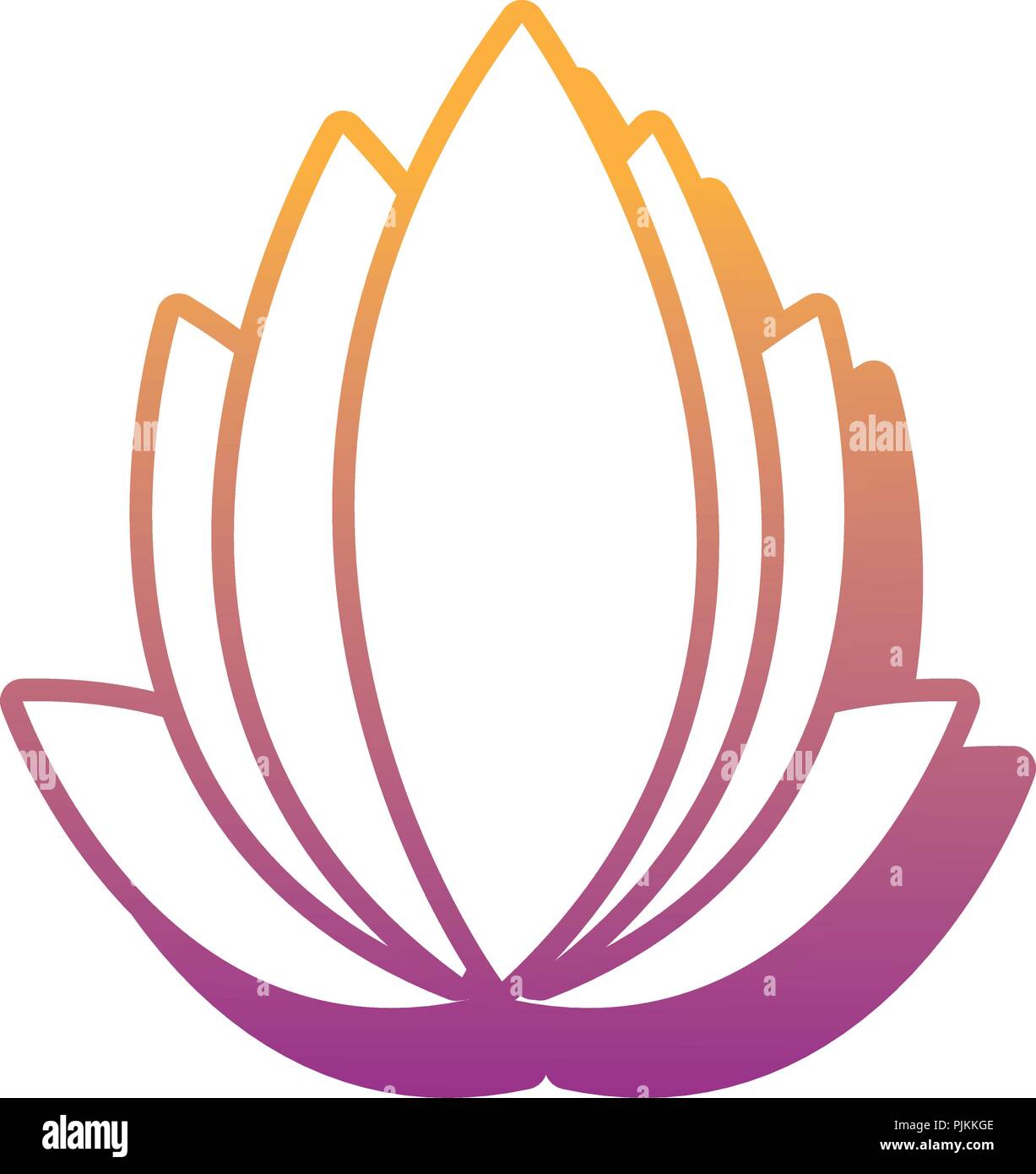 lotus flower icon over white background, vector illustration Stock ...