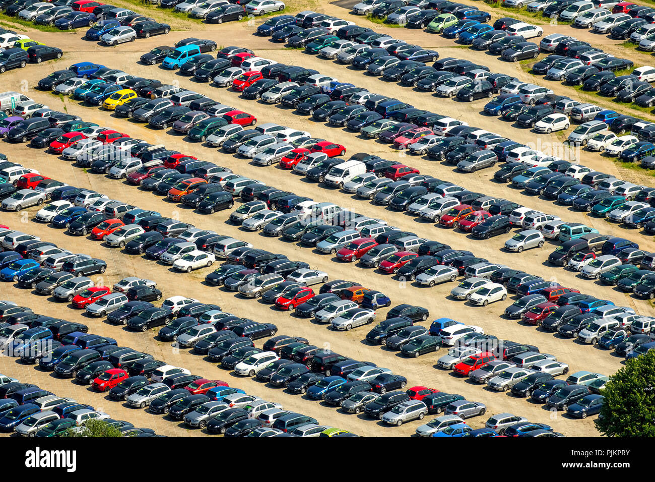New car parking lot hi-res stock photography and images - Alamy