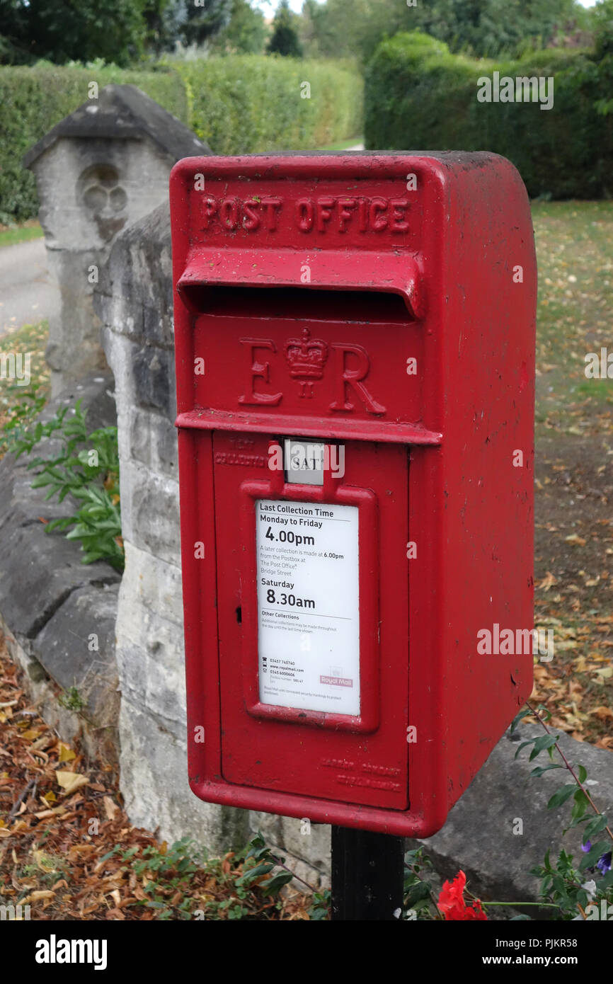 Post Box Collection Times High Resolution Stock Photography and Images