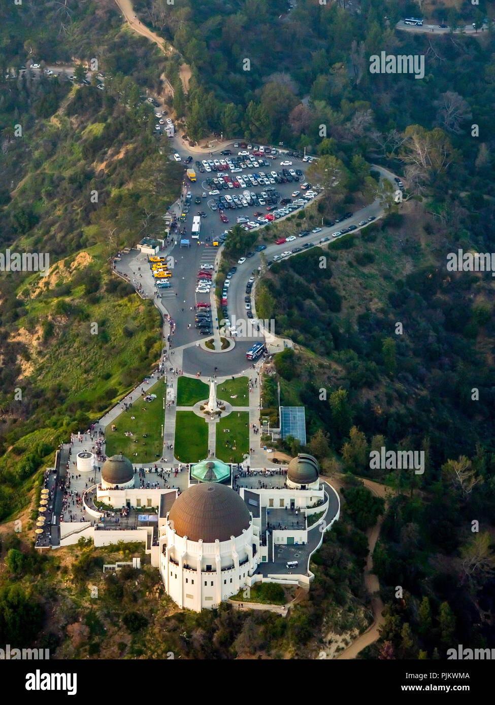 Griffith Observatory, City Observatory, Los Angeles, Los Angeles County, California, USA Stock Photo