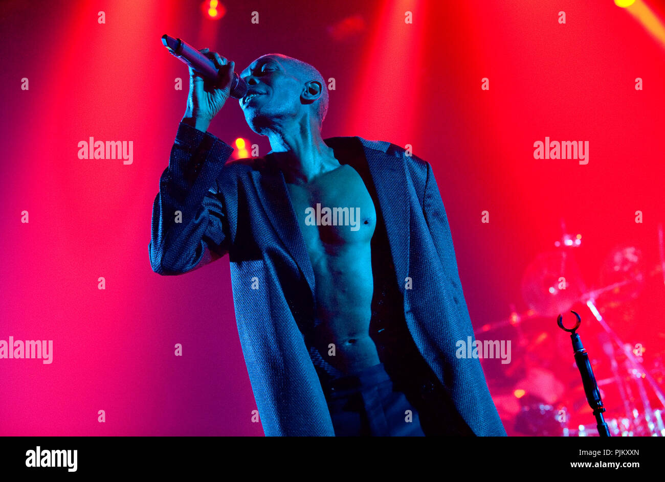 British electronic music band Faithless in concert at Tour & Taxis