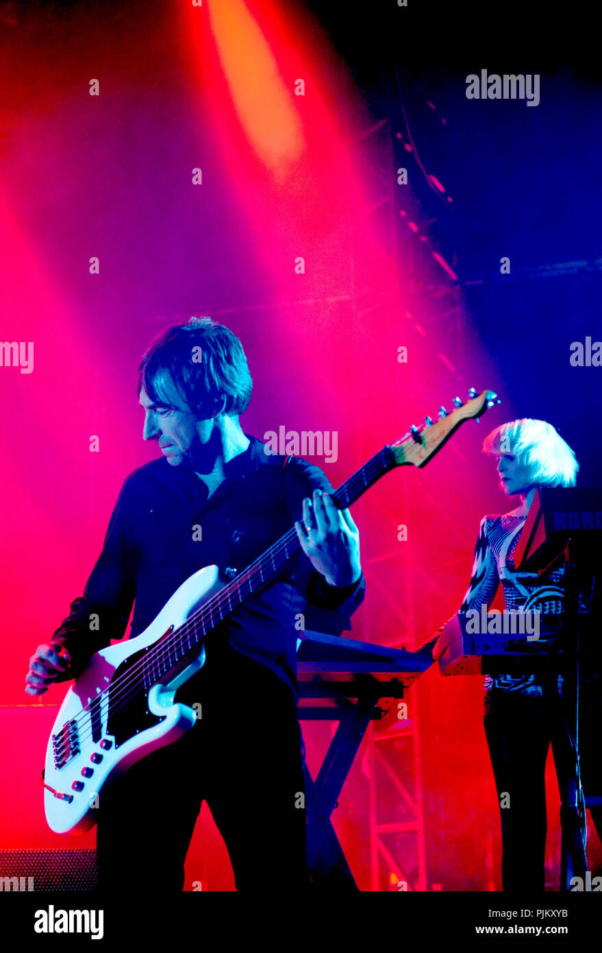 British electronic music band Faithless in concert at Tour & Taxis, Brussels (Belgium, 26/03/2011) Stock Photo