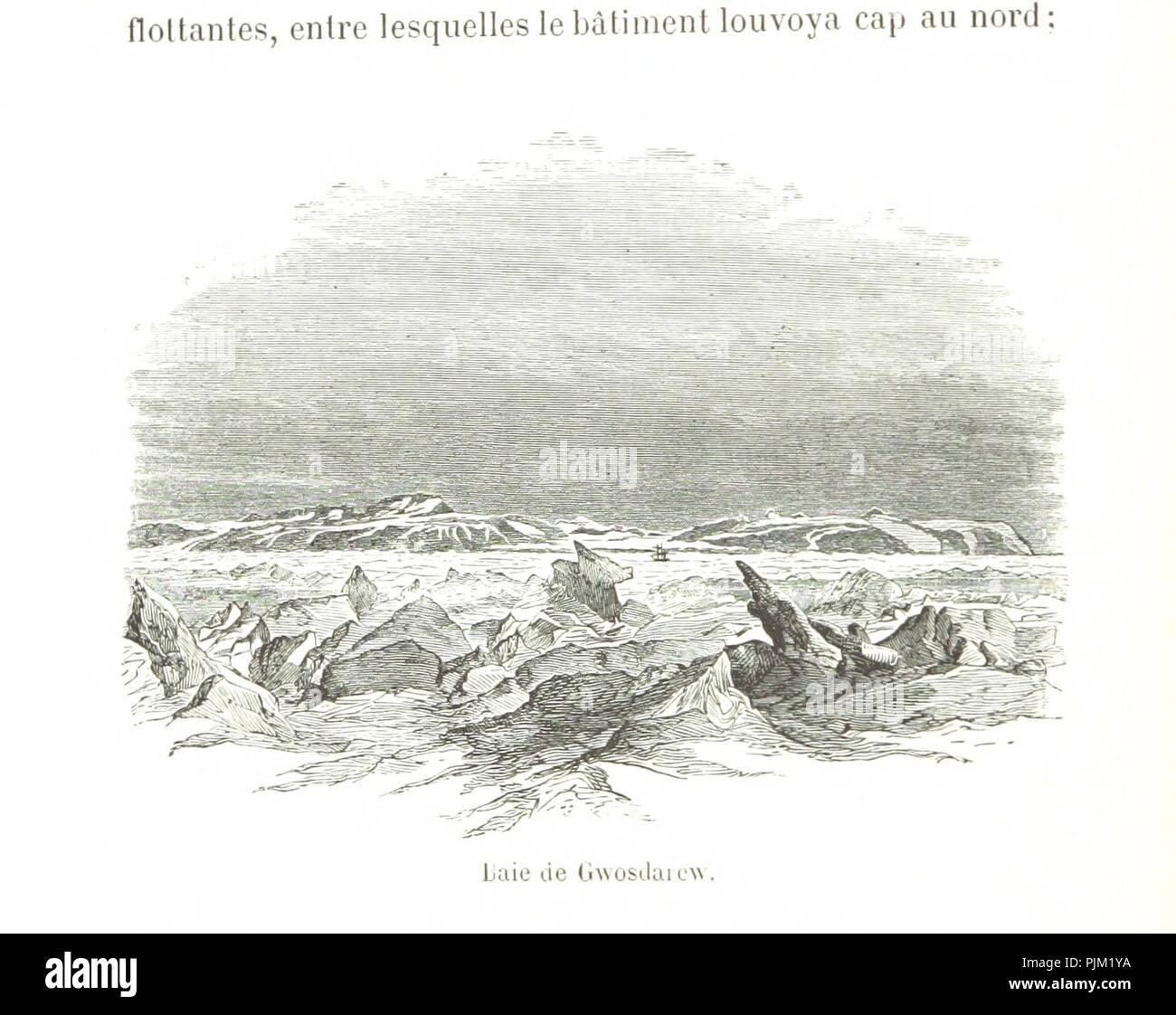 Image  from page 36 of 'L'Expédition du Tegetthoff. Voyage de découvertes aux 80e-83e degrés de latitude nord, traduit de l'allemand . par M. J. Gourdault, et contenant . gravures, etc' . Stock Photo