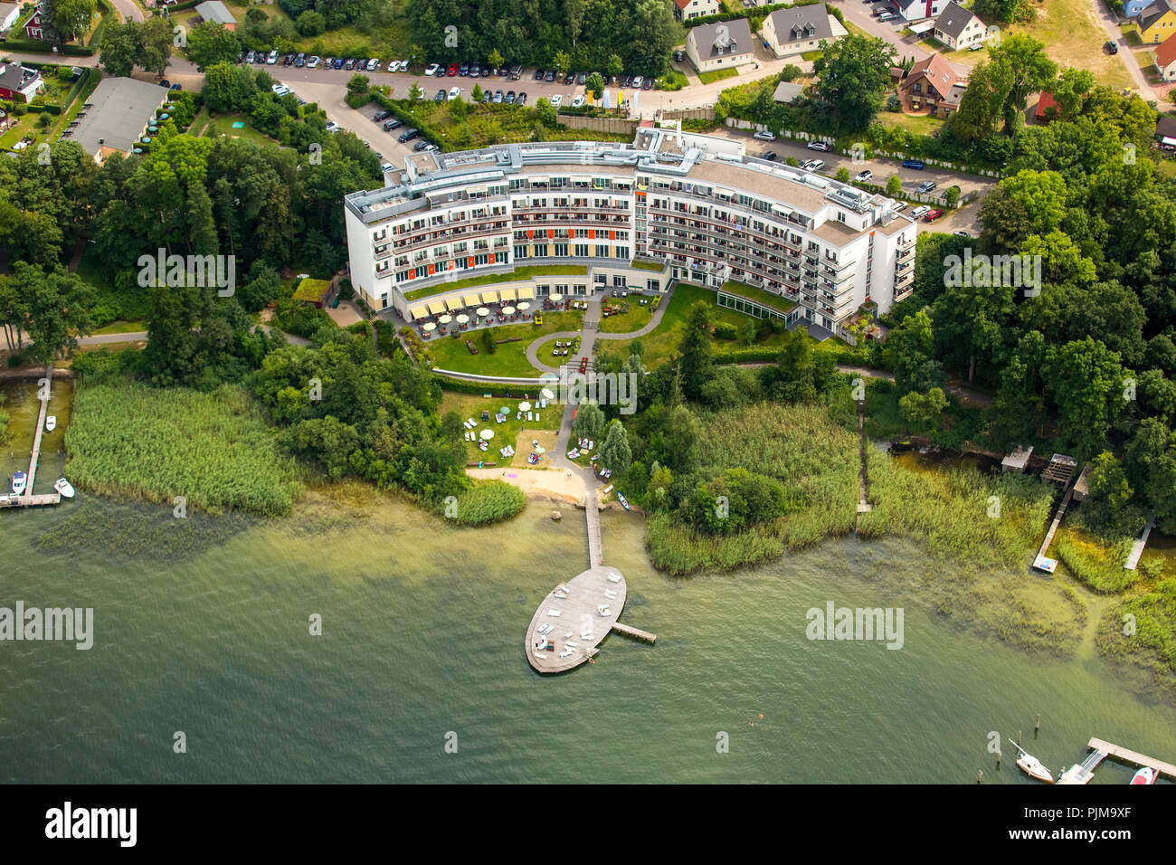 Unterfleesensee with iberohotel hi-res stock photography and images - Alamy