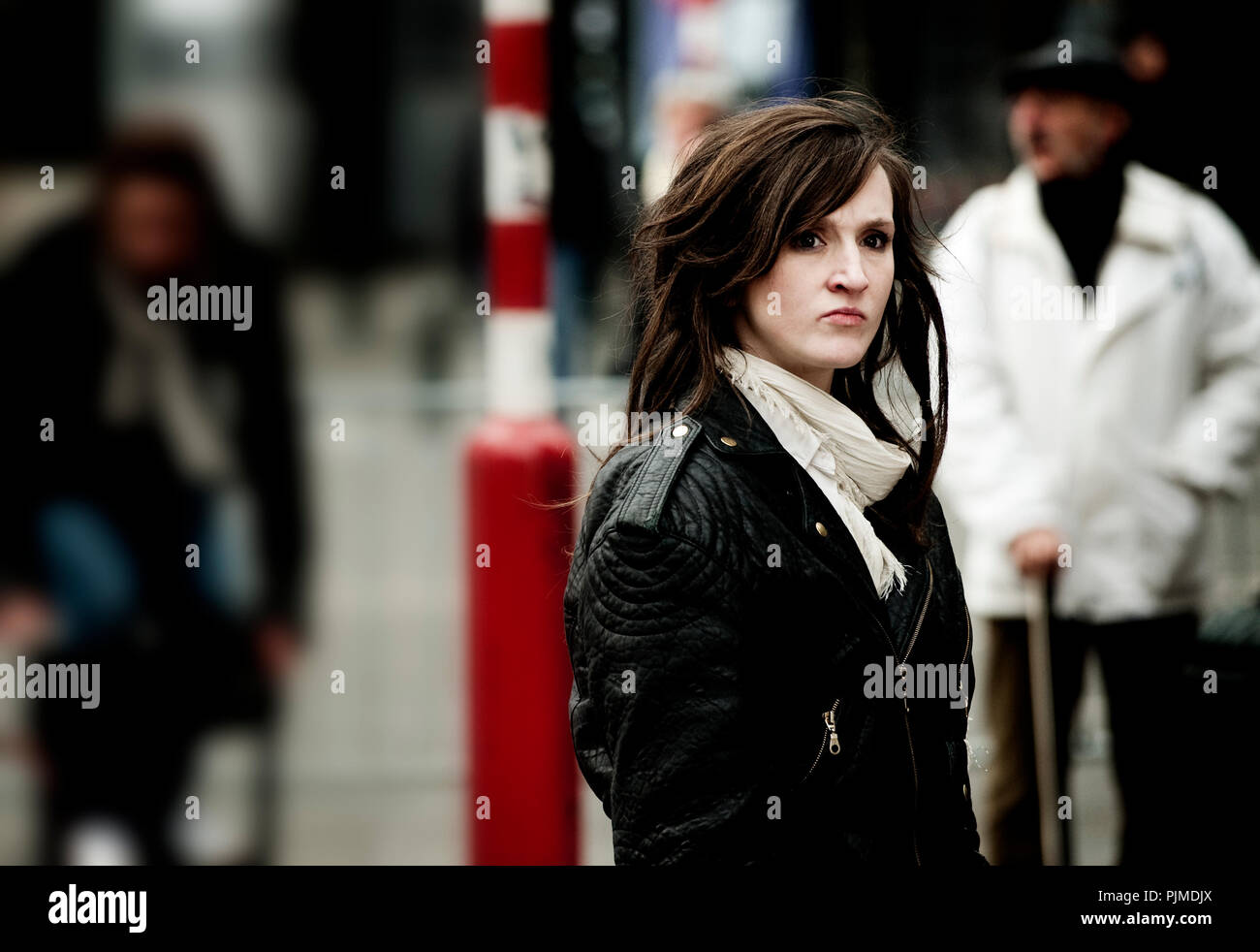 Flemish actress Sara Vertongen on the set of Het Goddelijke Monster