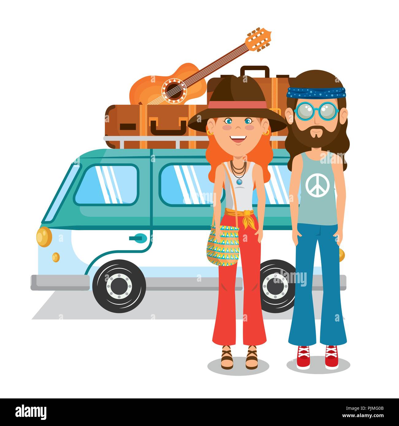 Hippies Cut Out Stock Images & Pictures - Alamy