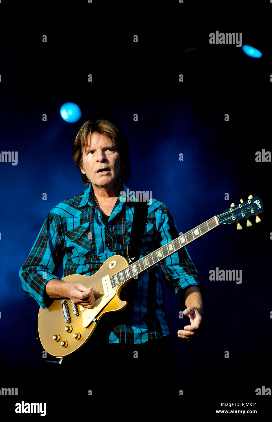 American rock singer, songwriter, and guitarist John Fogerty at the