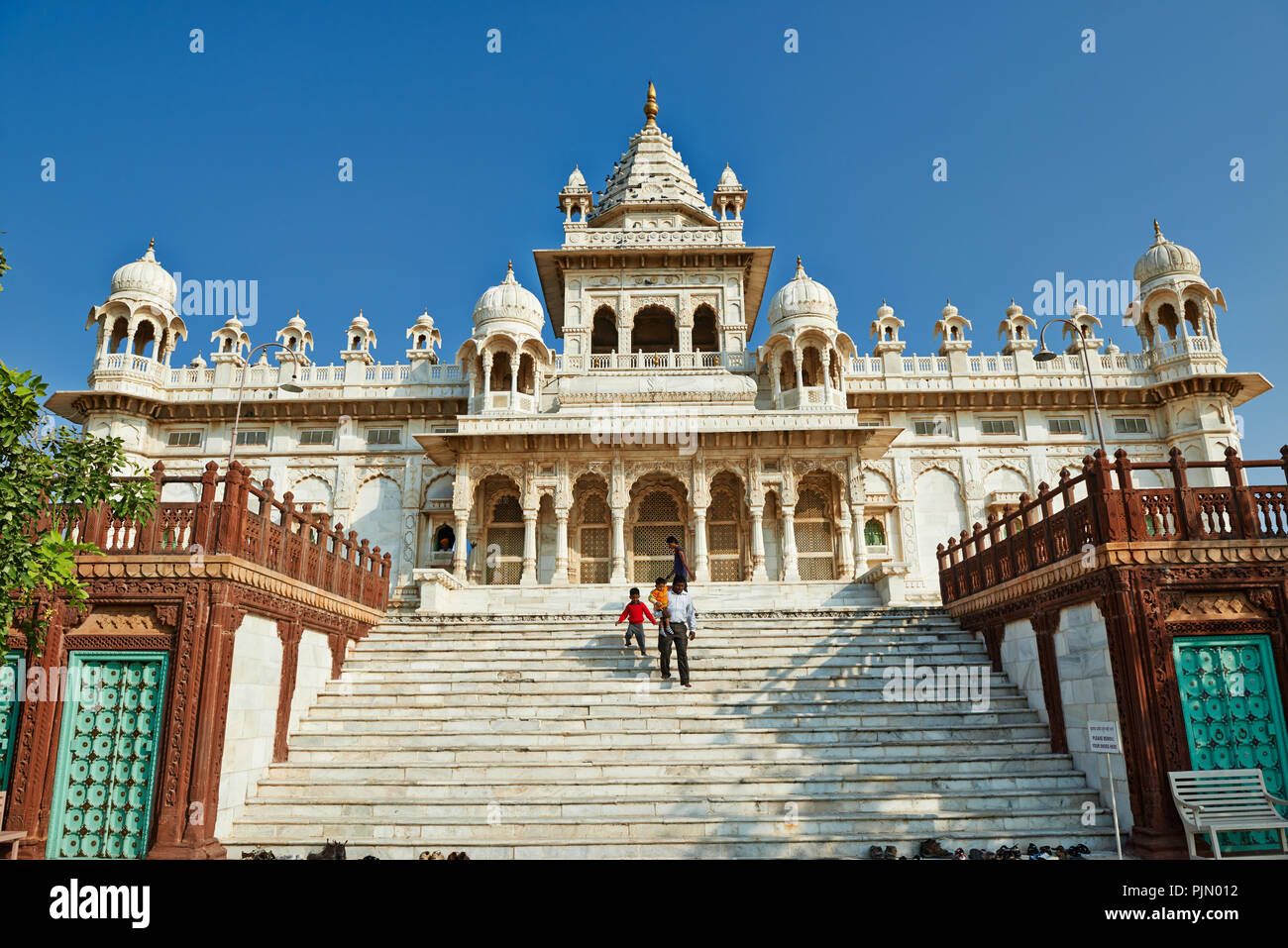 The Jaswant Thada mausoleum, Jodhpur, Rajasthan, India Stock Photo
