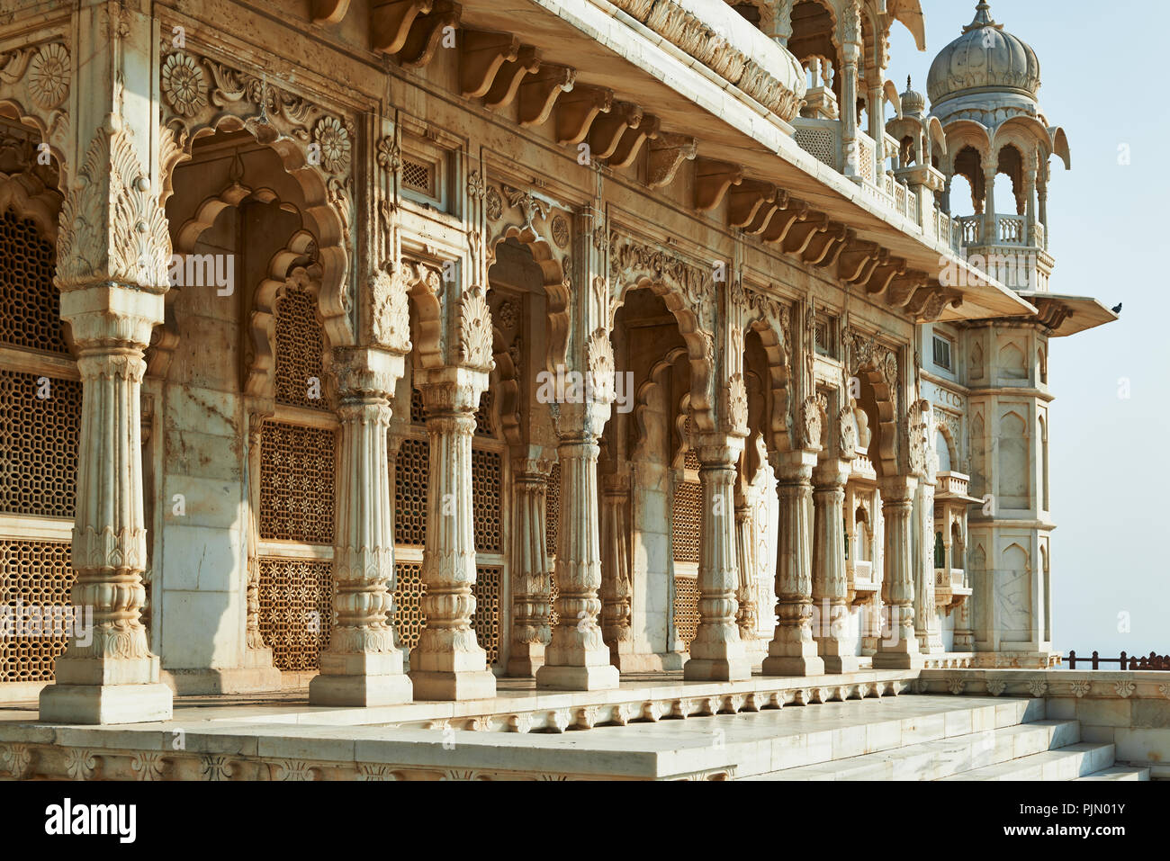 The Jaswant Thada mausoleum, Jodhpur, Rajasthan, India Stock Photo
