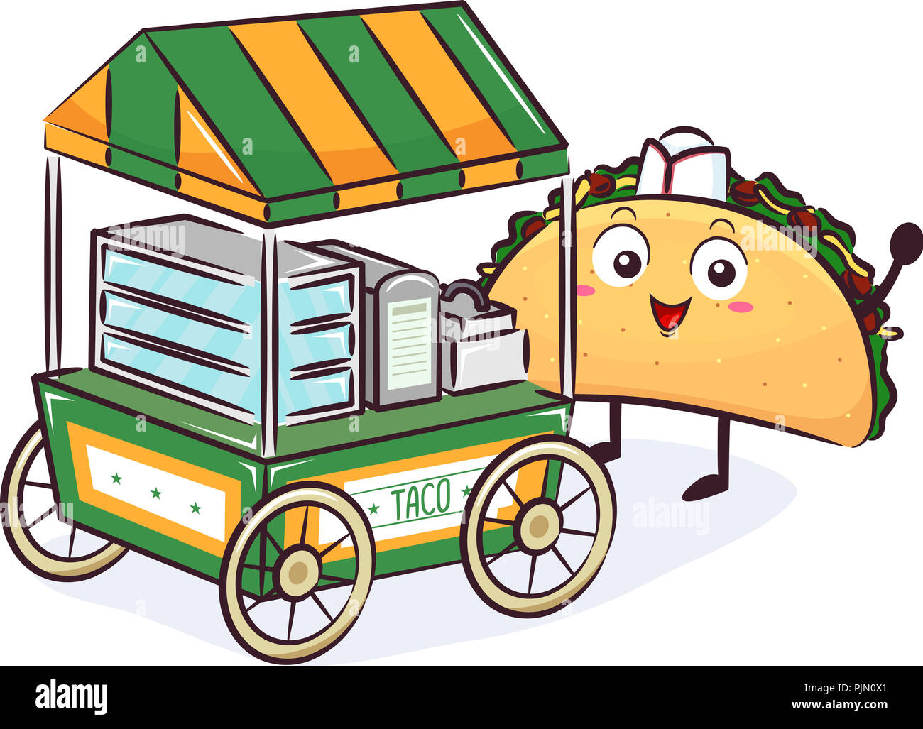 Mexican snack cart hi-res stock photography and images - Alamy