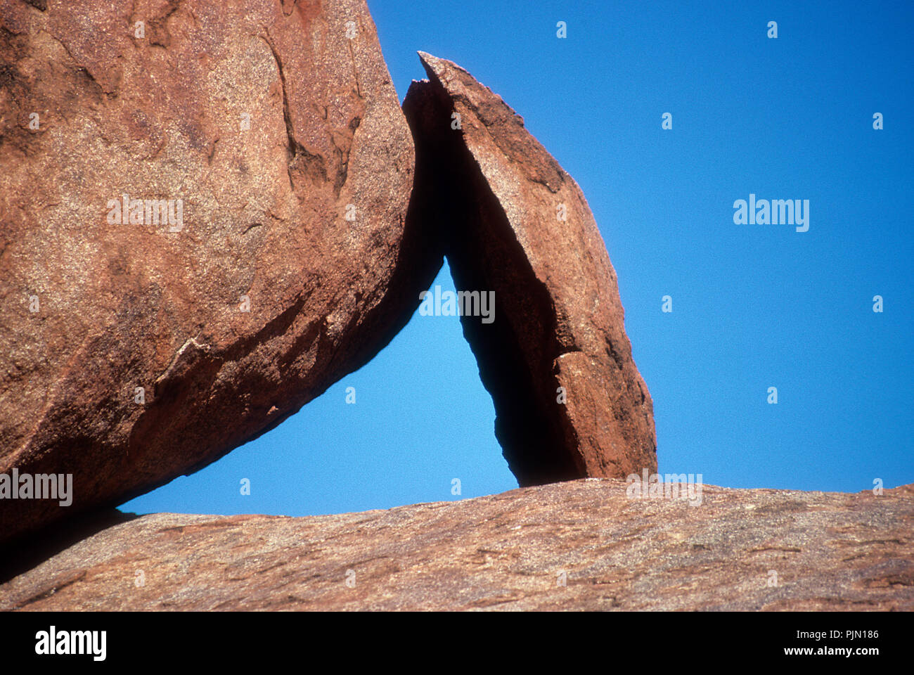 The Olgas - a rock formation in the 'Red Centre' in the Australian outback Stock Photo