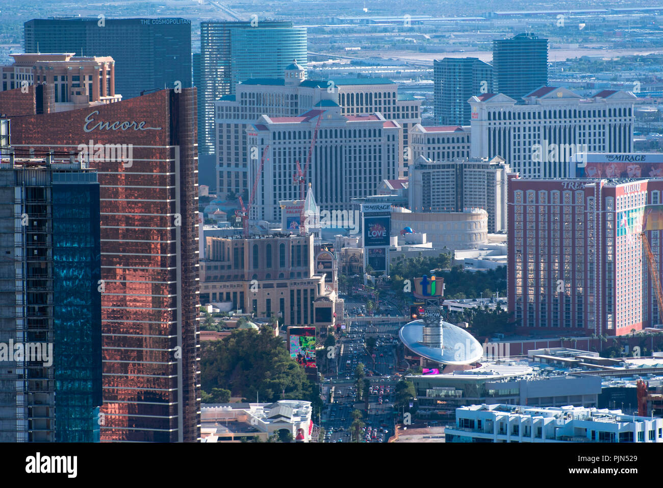 Las Vegas, NV/USA 09032018 The Strip Stock Photo Alamy