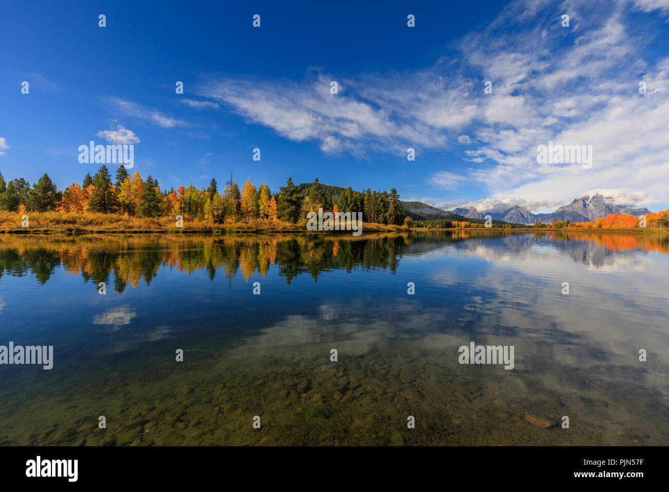 Scenic Autumn Landscape in the Tetons Stock Photo - Alamy