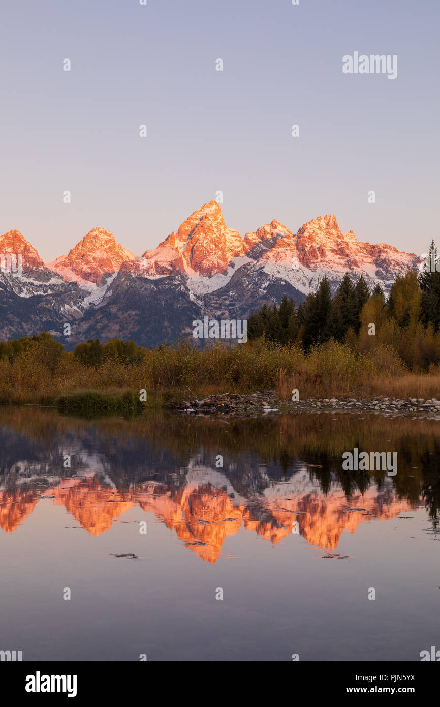 Scenic Autumn Landscape in the Tetons Stock Photo - Alamy