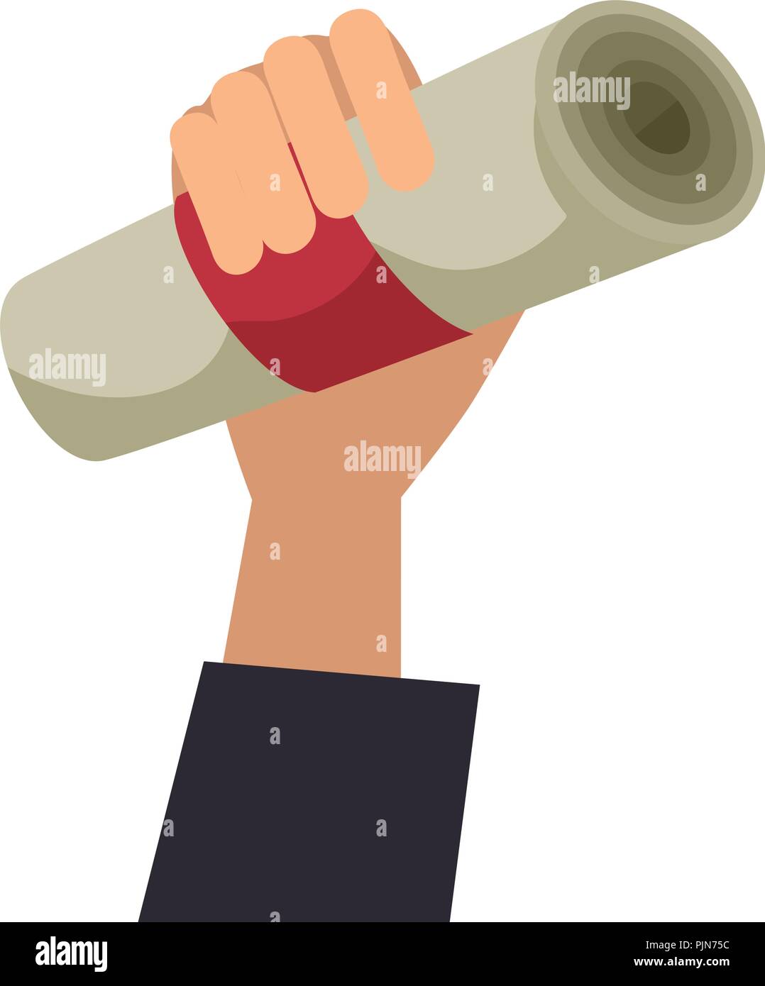 hand human with graduation diploma Stock Vector Image & Art - Alamy