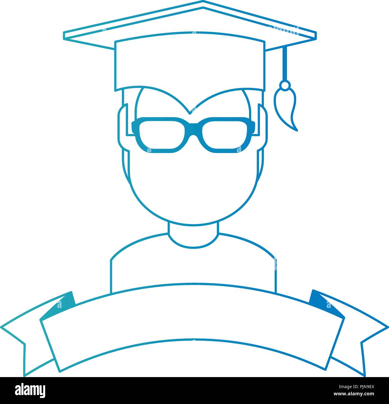 student graduated avatar character Stock Vector Image & Art - Alamy