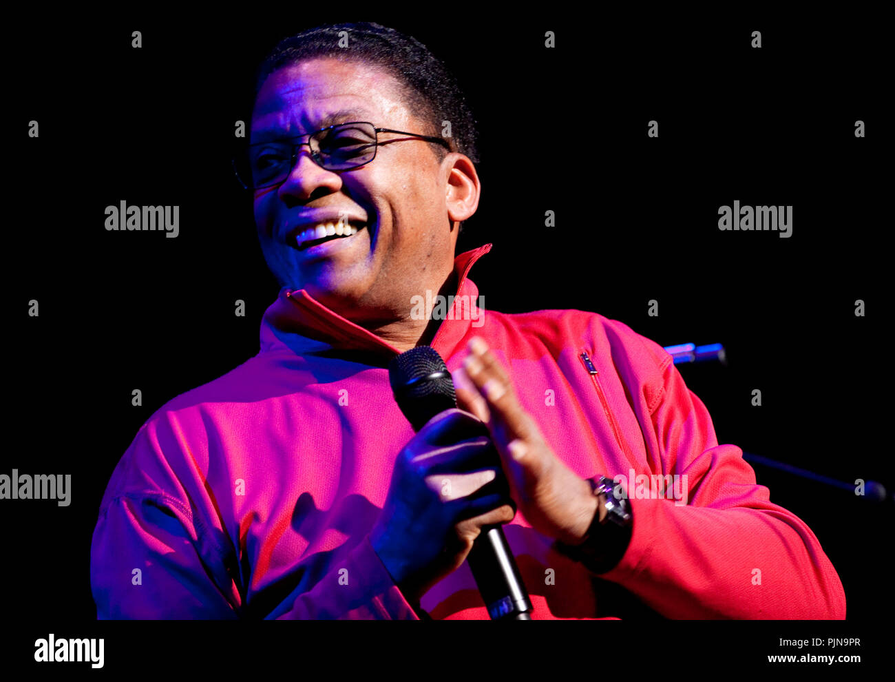 Jazz musician and legend Herbie Hancock in concert at the Bozar