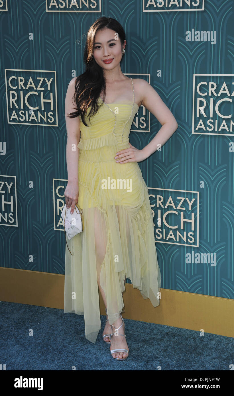 Premiere Crazy Rich Asians Featuring: Victoria Loke Where: Los
