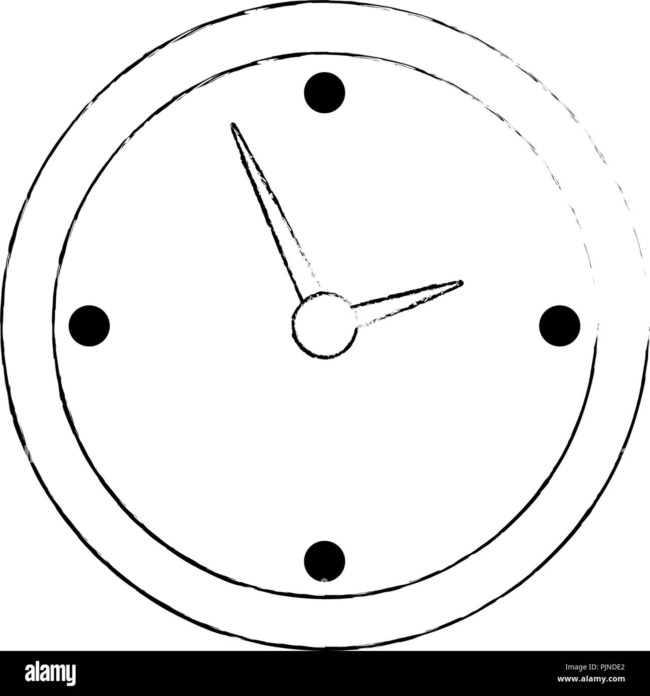 time clock isolated icon Stock Vector Image & Art - Alamy