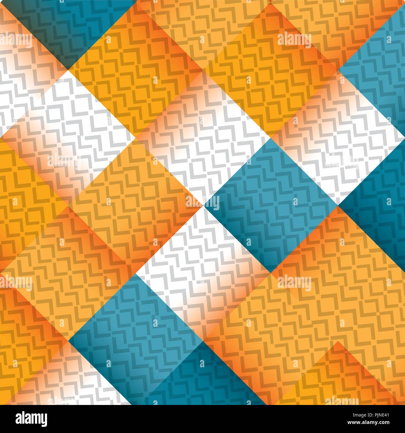 geometric figures and colors pattern background Stock Vector Image ...
