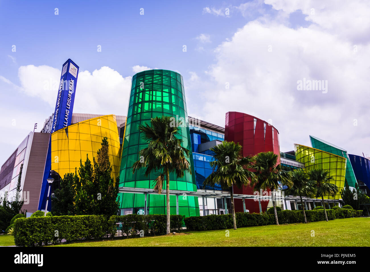 Singapore Aug 5, 2018 Exterior of Leisure Park Kallang. It is an