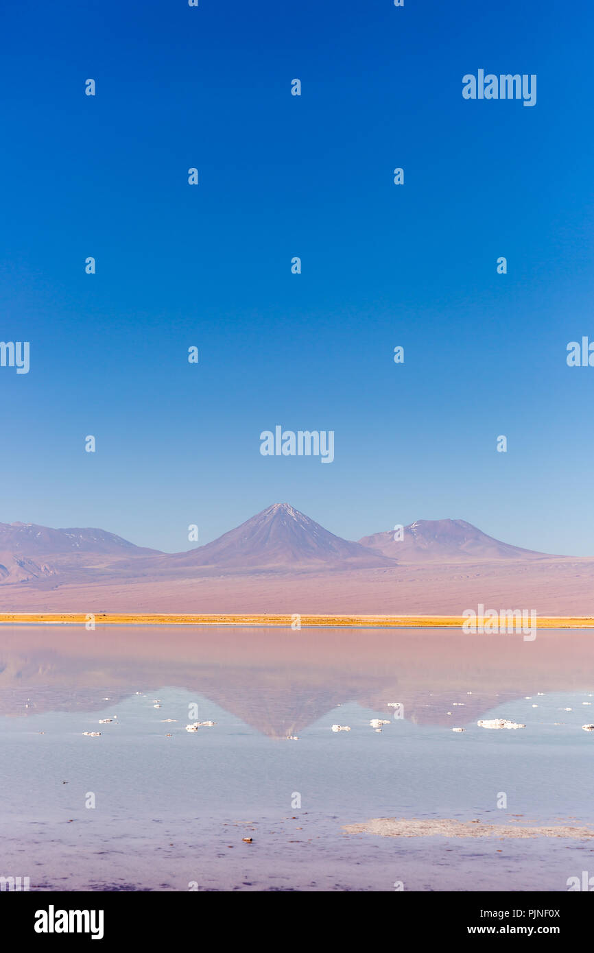 Beautiful scenario in the Atacama Desert, northern Chile, South America. Stock Photo