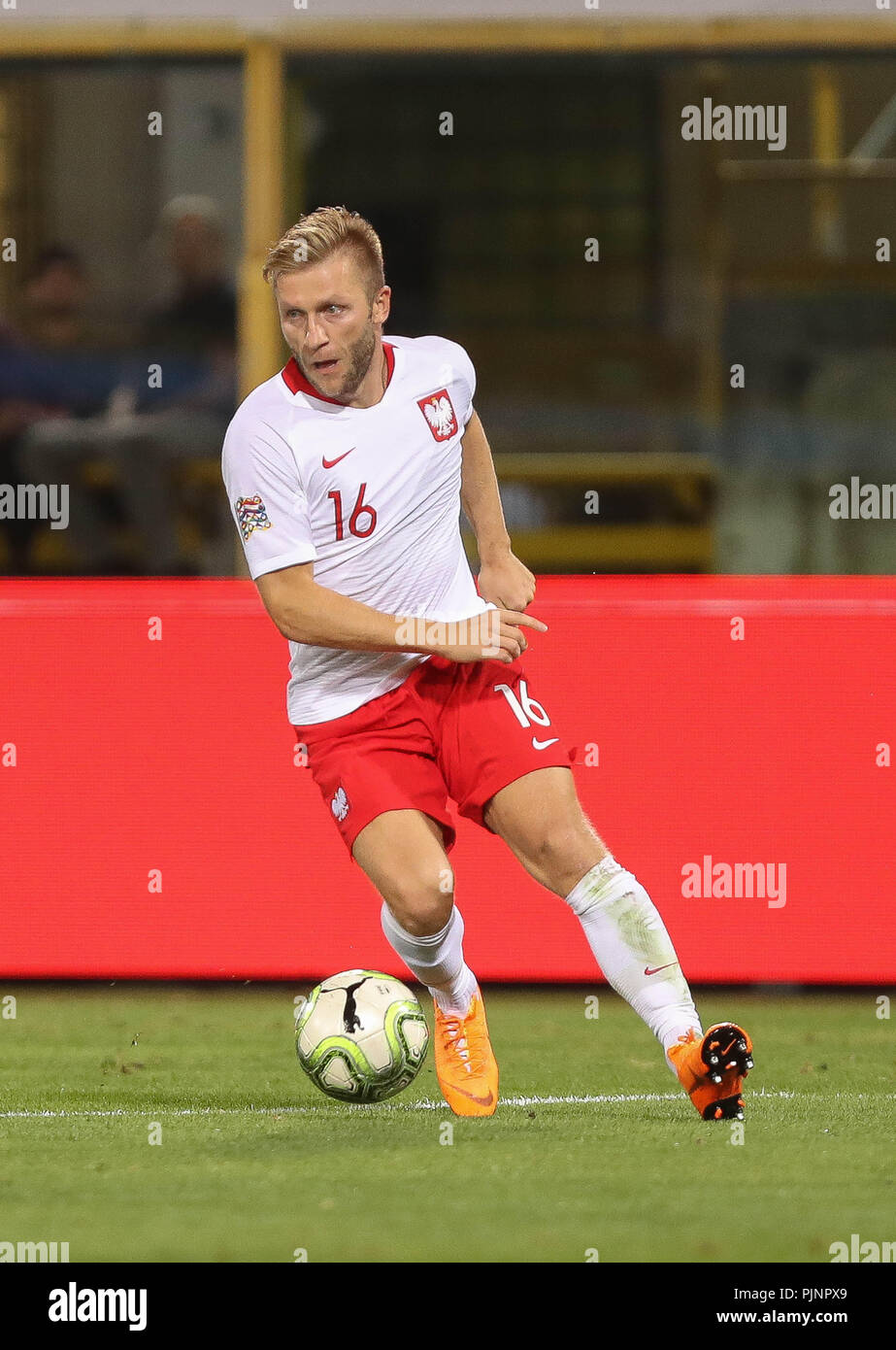 Bologna, Italy. 7th September 2018. Jakub Blaszczykowski (Poland) during the UEFA Nations League, League A, Group 3, football match between Italy and Poland on September 7, 2018 at Renato Dall'Ara stadium in Bologna, Italy - Photo Laurent Lairys / DPPI Credit: Laurent Lairys/Agence Locevaphotos/Alamy Live News Stock Photo