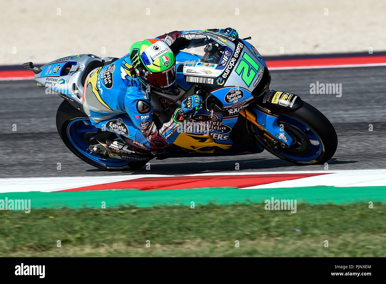 Misano, Misano World Circuit, Italy. 8th Sep, 2018. Italian Motorcycle Grand Prix, qualifying; Franco Morbidelli (Marc VDS) Credit: Action Plus Sports/Alamy Live News Stock Photo