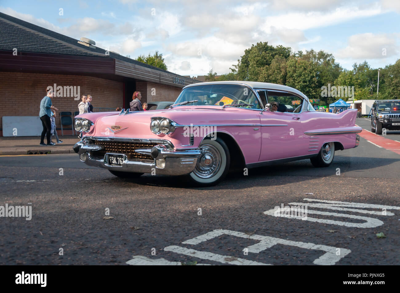 Glasgow Scotland Uk 8th September 2018 Pink Cadillac On