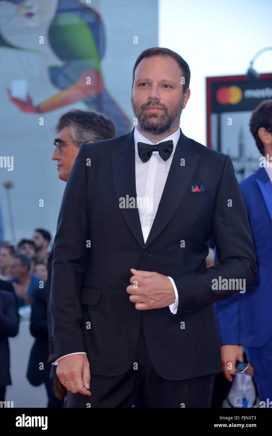 Venice, Italy. 08th Sep, 2018. 75th Venice Film Festival, red carpet Award Ceremony. Pictured: Yorgos Lanthimos Credit: Independent Photo Agency/Alamy Live News Stock Photo