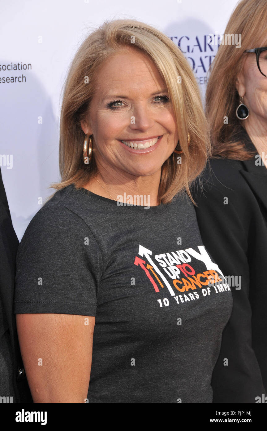 Katie Couric at Stand Up To Cancer 2018 held at The Barker Hangar in Santa Monica, CA on Friday, September 7, 2018. Photo by PRPP / PictureLux Stock Photo