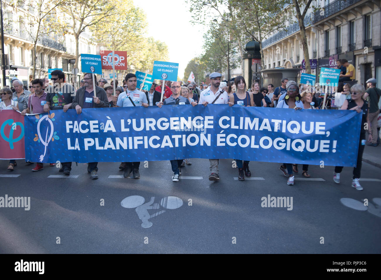 Paris March World Climate Day Stock Photo Alamy