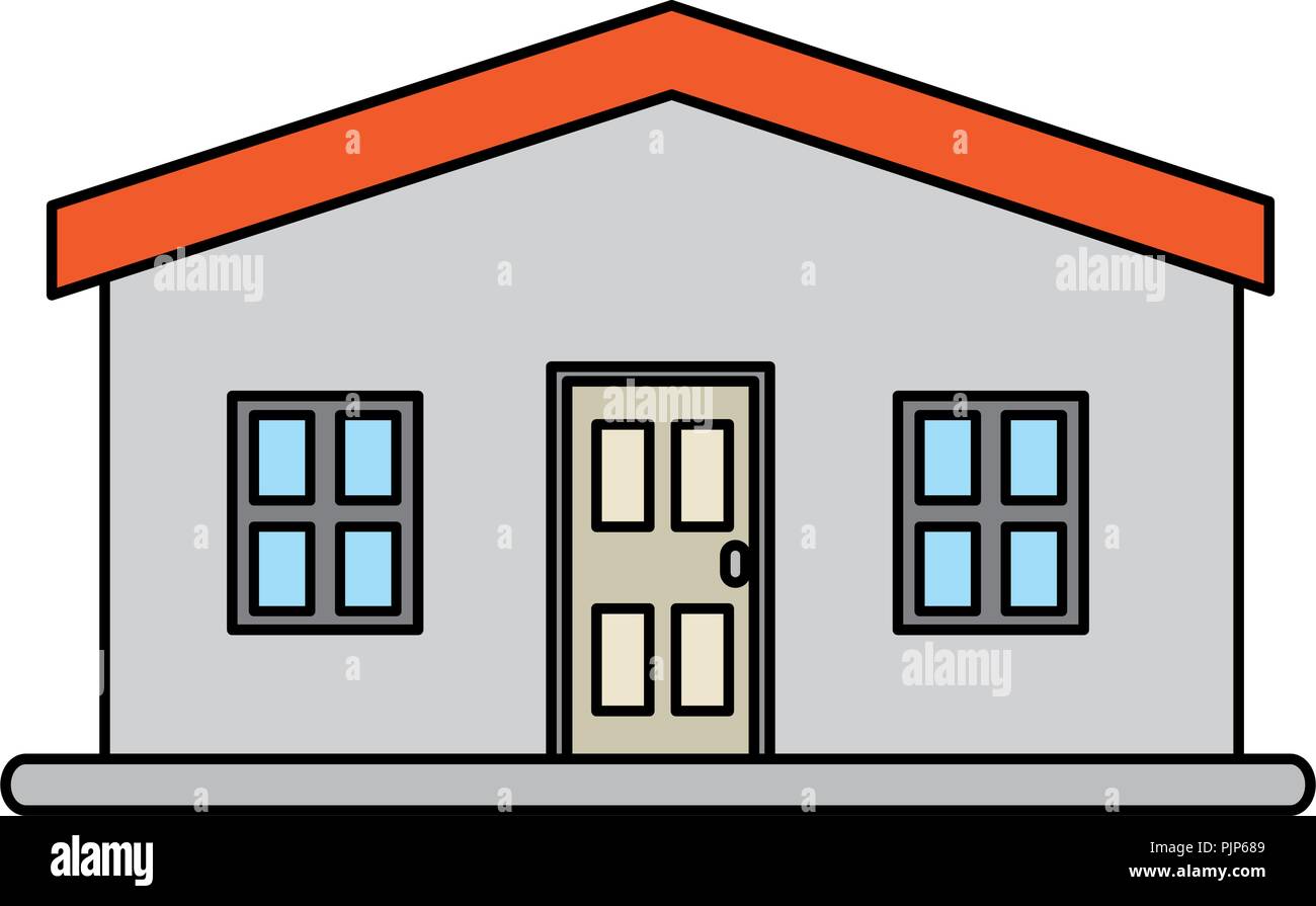 house facade front icon Stock Vector Image & Art - Alamy