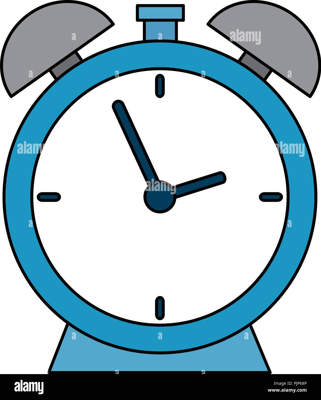 alarm time clock isolated icon Stock Vector Image & Art - Alamy