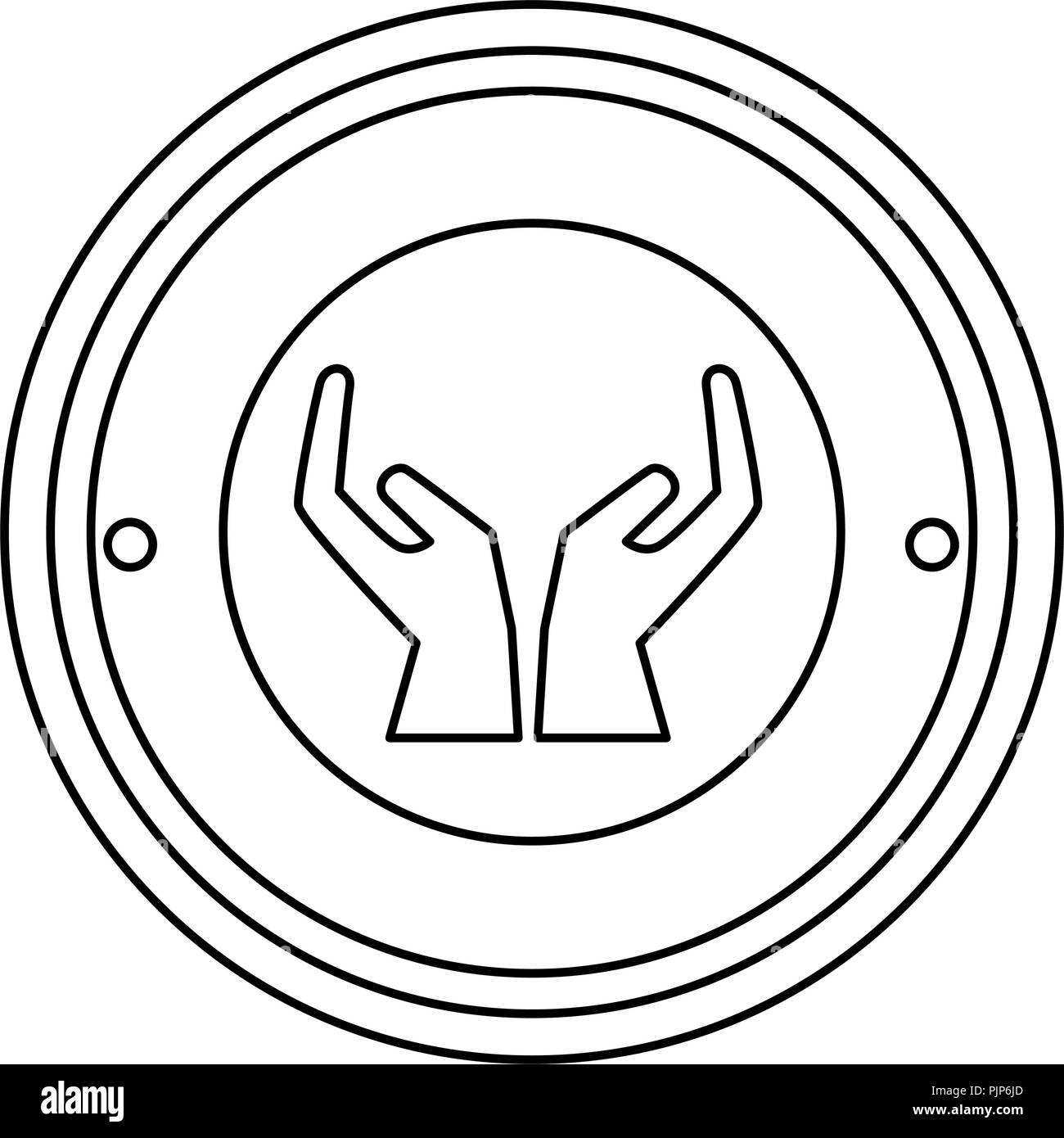 Assist and protect Stock Vector Images Alamy