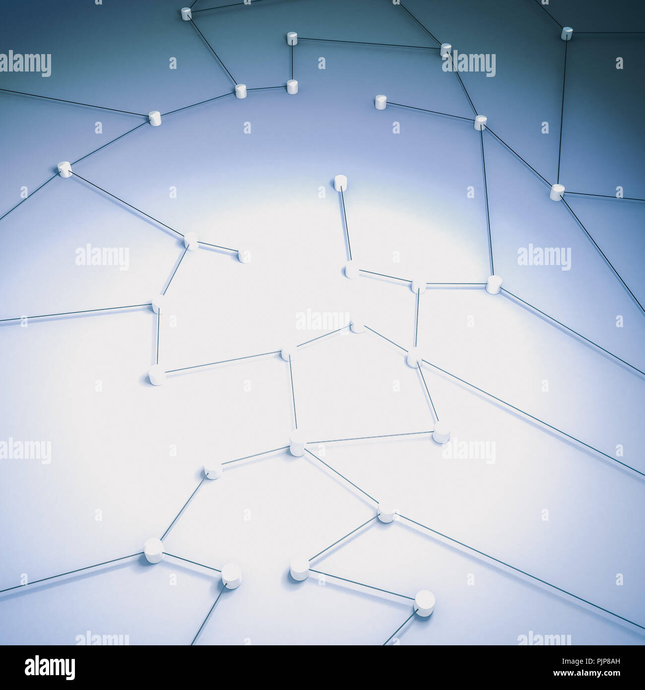 Connection concept digital technology network 3d rendering Stock Photo ...