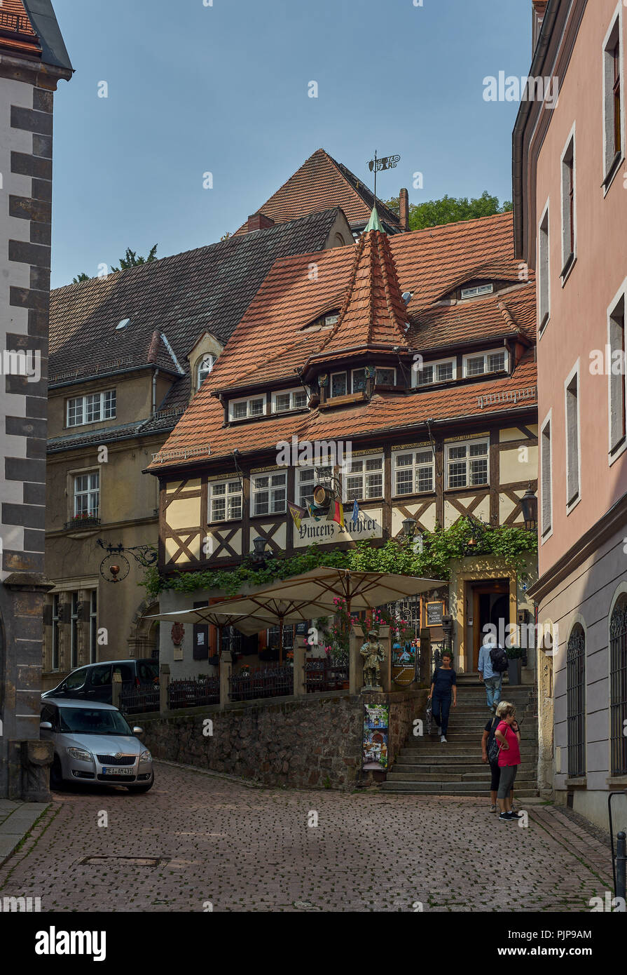 Old town of Meissen Saxony Meissen Sachsen Historical Meissen Saxonia Stock Photo - Alamy