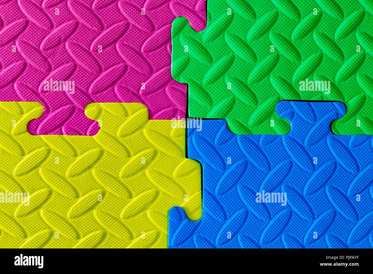 Close Up Of Baby Playing Mat Background Jigsaw Soft Rubber