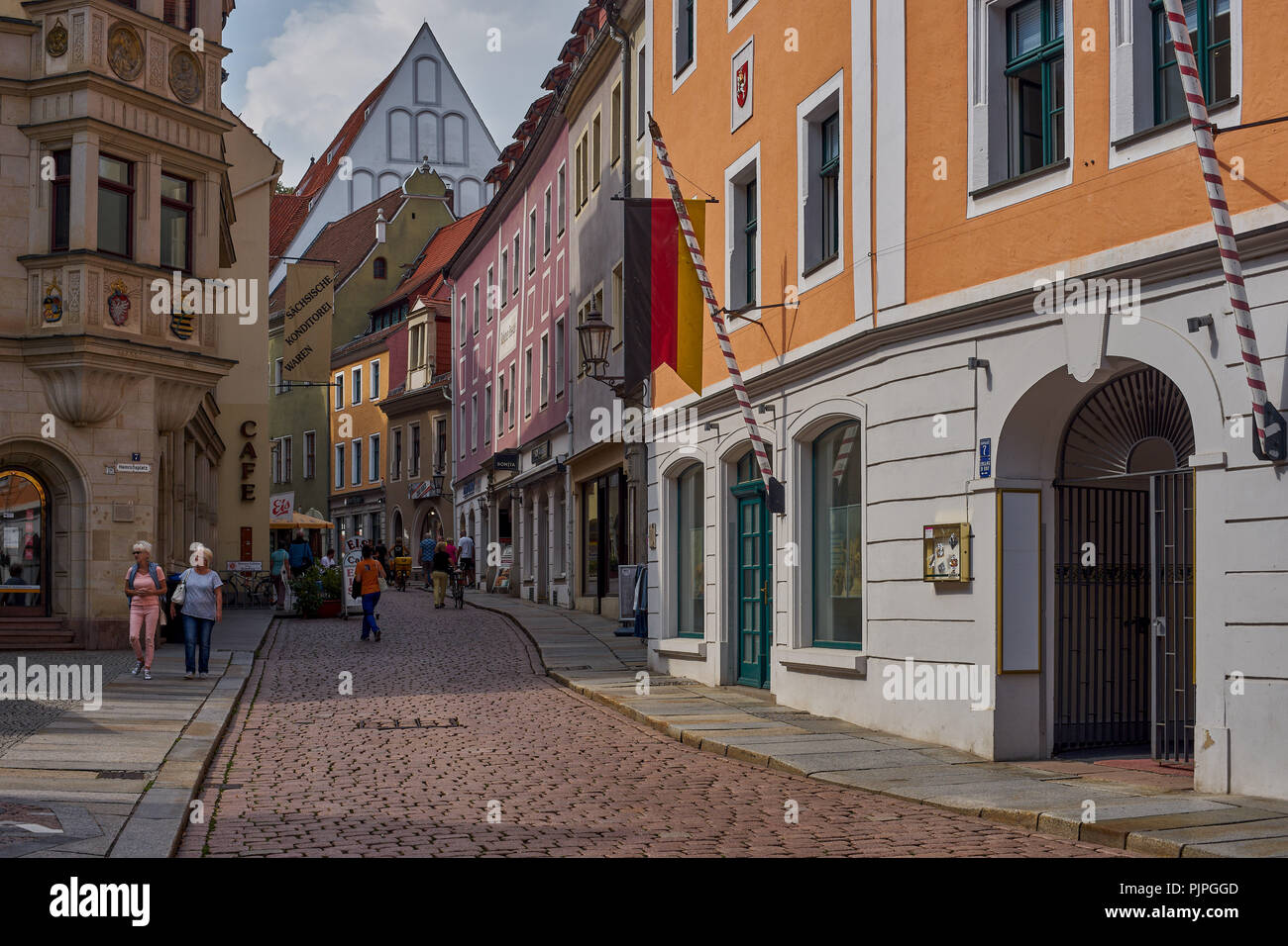Old town of Meissen Saxony Meissen Sachsen Historical Meissen Saxonia Stock Photo - Alamy