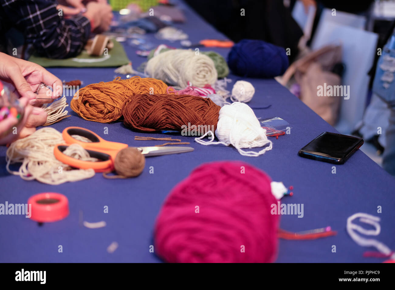 Handmade hand dye yarn hi-res stock photography and images - Alamy