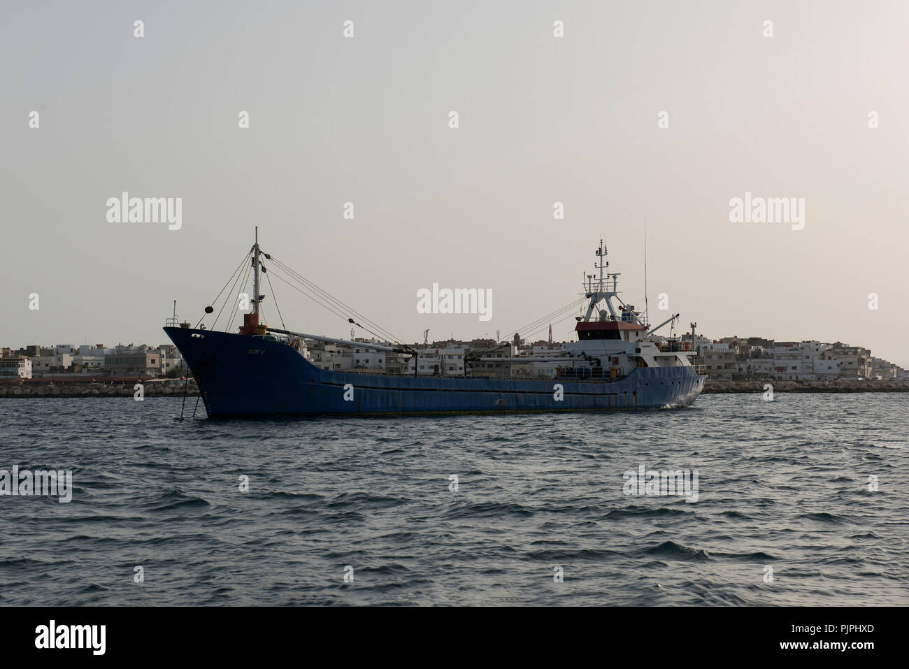 Steps of ship industry Stock Photo