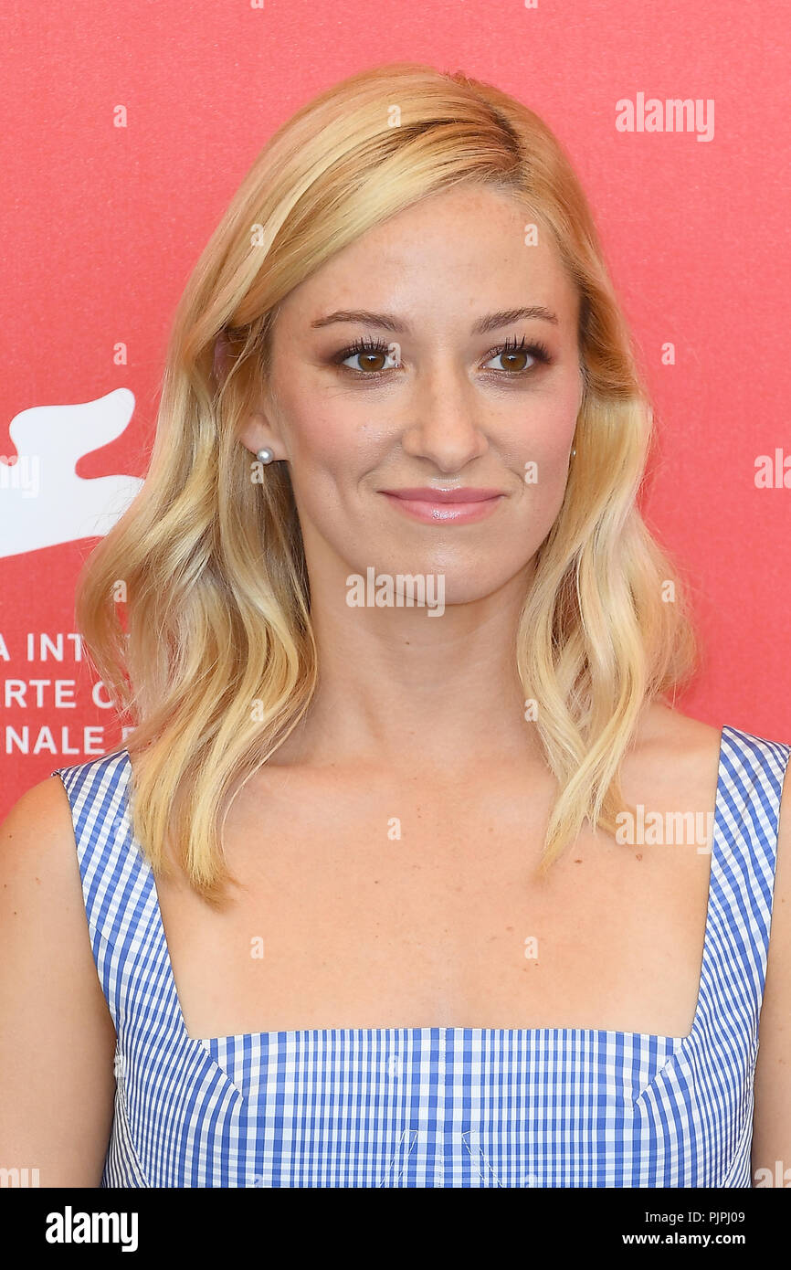 Olivia Hamilton attends a photocall for First Man during the 75th Venice Film Festival at Sala Casino in Venice. 29th August 2018 © Paul Treadway Stock Photo